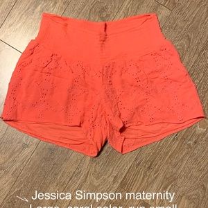 Jessica Simpson maternity shorts